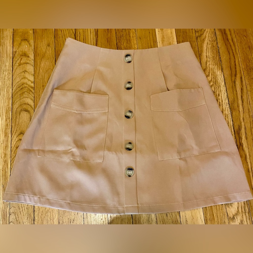 NWT Allegra K khaki skirt